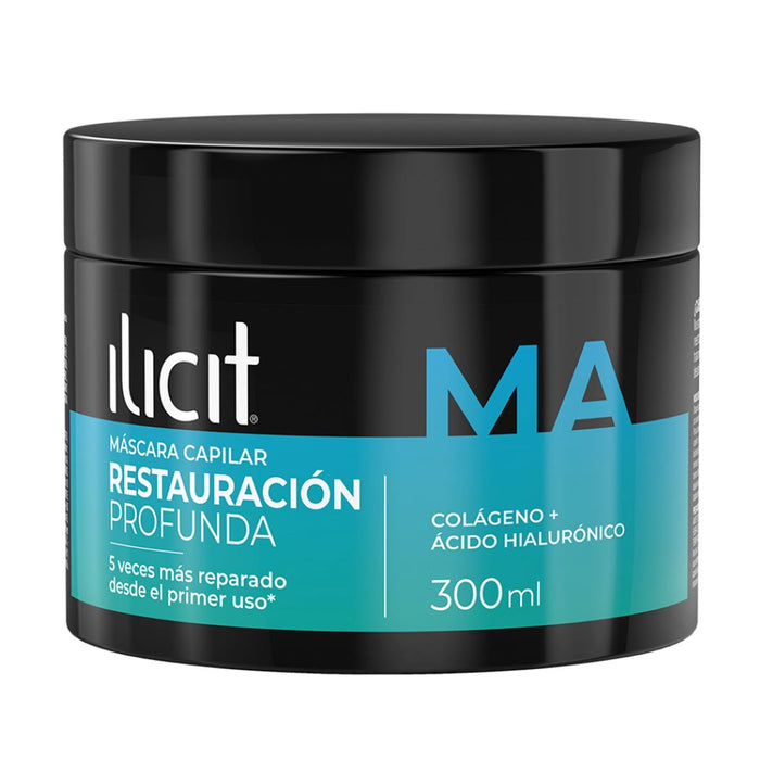 Mascara Capilar Restauracion Profunda Ilicit 300ml