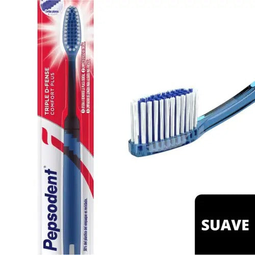 Cepillo dental Pepsodent Triple D-Fense suave