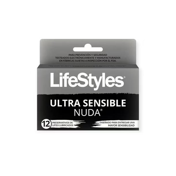 Preservativo LifeStyles Ultra Sensible Nuda 12 unidades