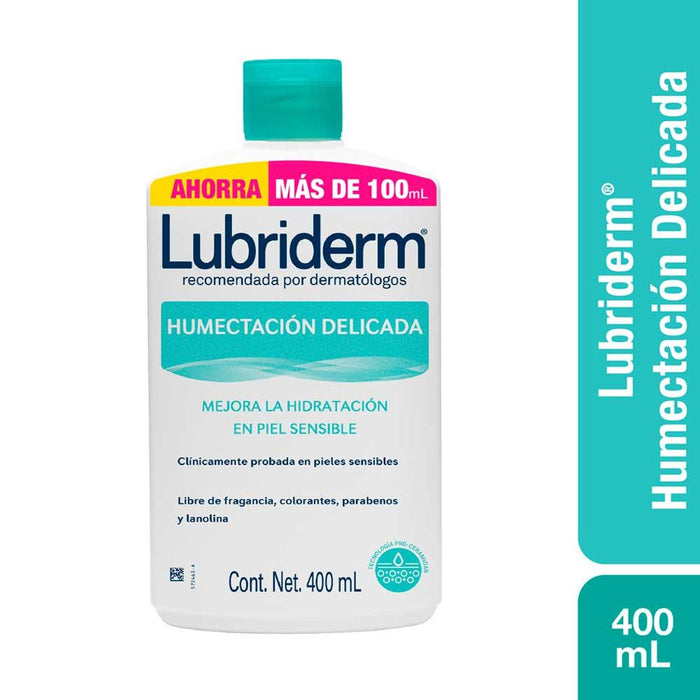 Crema LUBRIDERM  Humectacion Delicada OFERTA 400ml