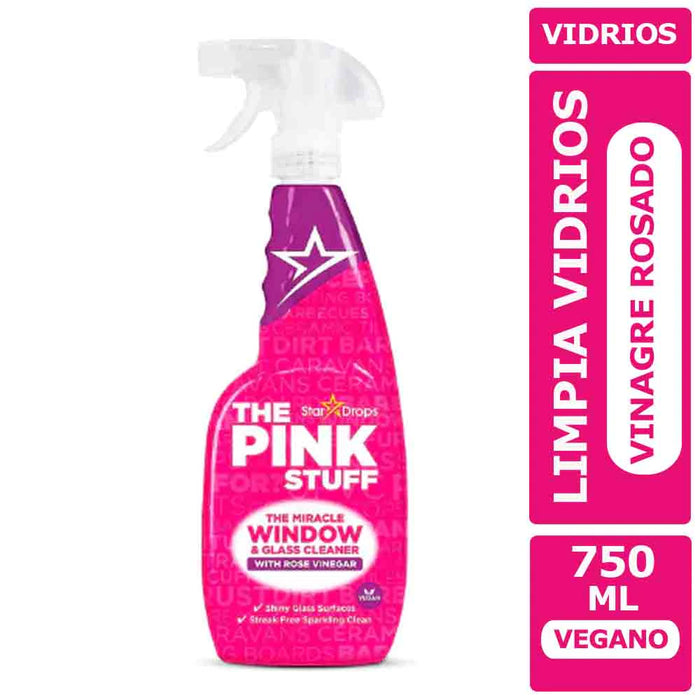 Limpiavidrios Vinagre Rosa The Pink Stuff 750ml