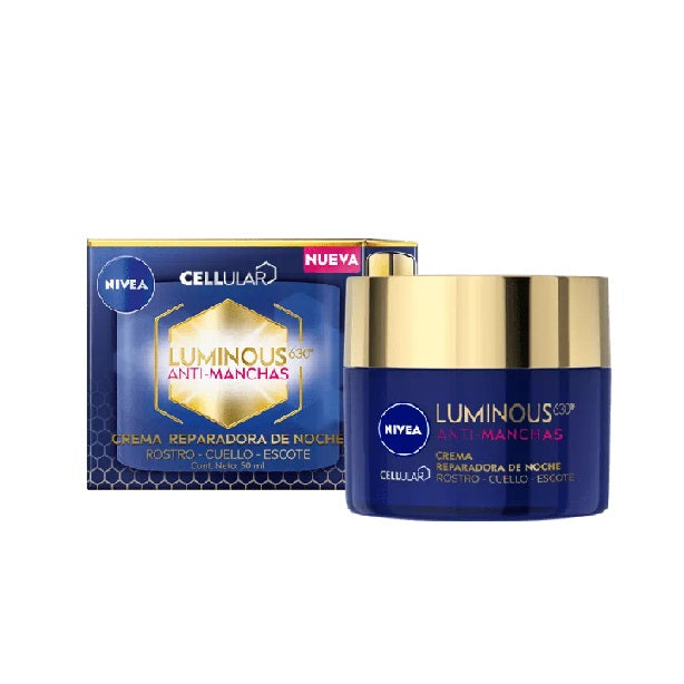 Crema de noche Nivea Cellular Luminous 630 anti manchas 50ml