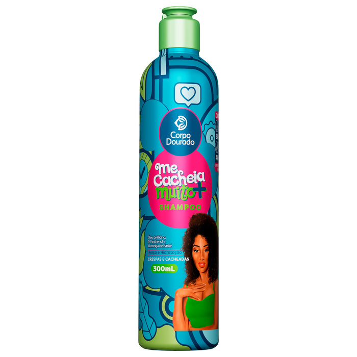 Shampoo y acondicionador Rizos Poderosos 300ml+250ml Corpo Dourado