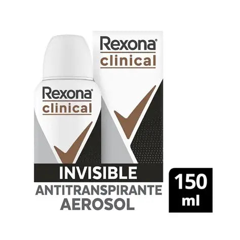 Desodorante spray Rexona Clinical Woman invisible 150ml
