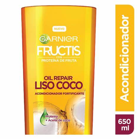 Acondicionador Fructis Liso Coco 650ml