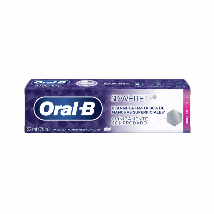 Pasta dental Oral B 3D White 70g