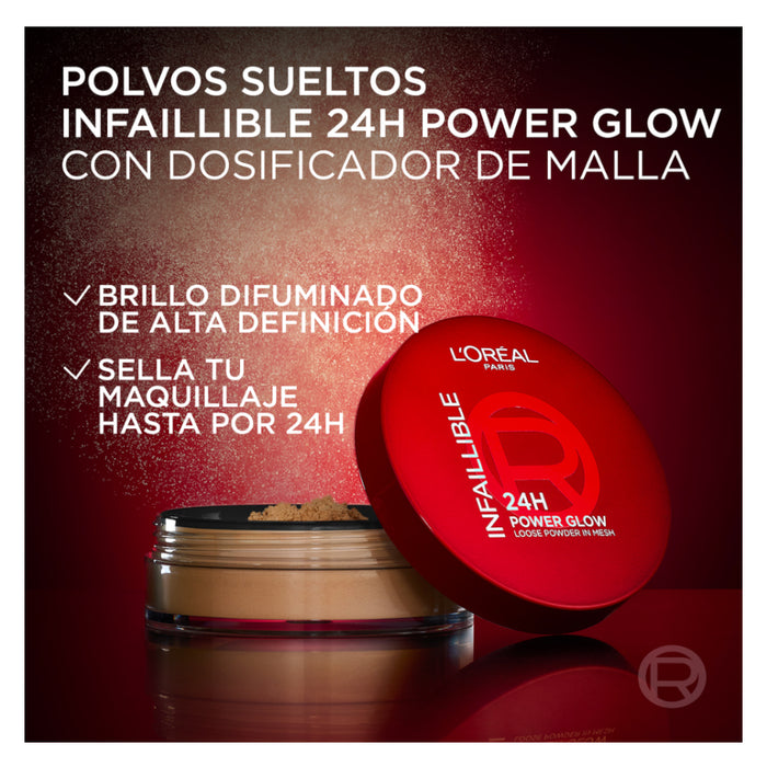 Polvo Traslucido Loreal Infallible Power Glow LIGHT