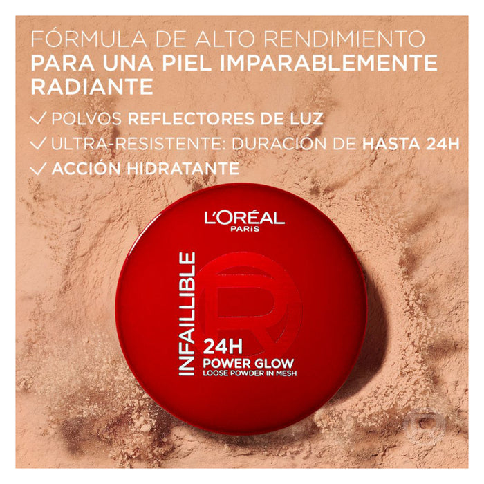 Polvo Traslucido Loreal Infallible Power Glow LIGHT