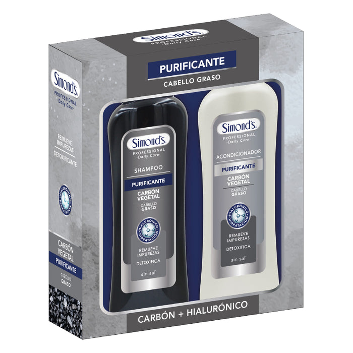 Estuche Daily Care Carbon Shampoo + Acondicionador