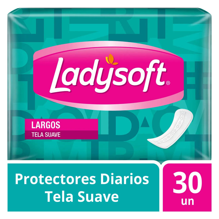 Protectores Largos Ladysoft Tela Suave 30 unidades