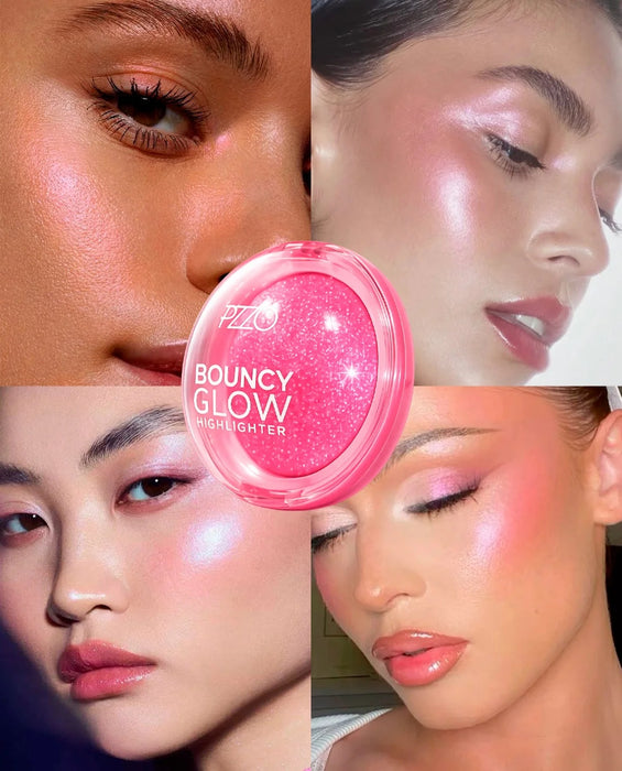 Iluminador Bouncy Glow Petrizzio Rose Quartz