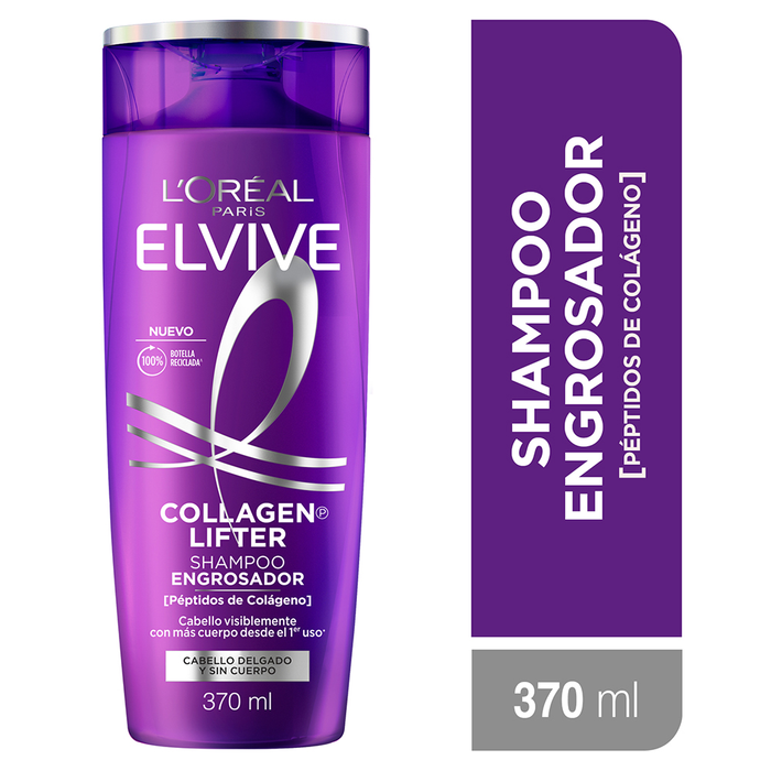 Shampoo Elvive Colageno Lifter 370ml