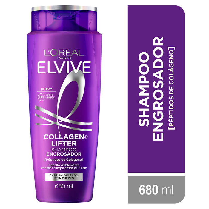 Shampoo Elvive Colageno Lifter 680ml