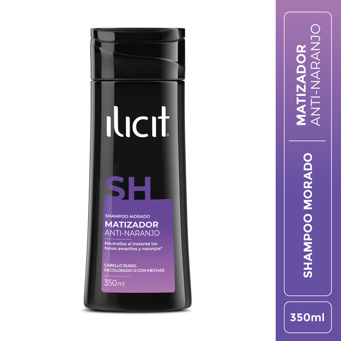 Shampoo Matizador Anti - Naranjo Ilicit 350ml