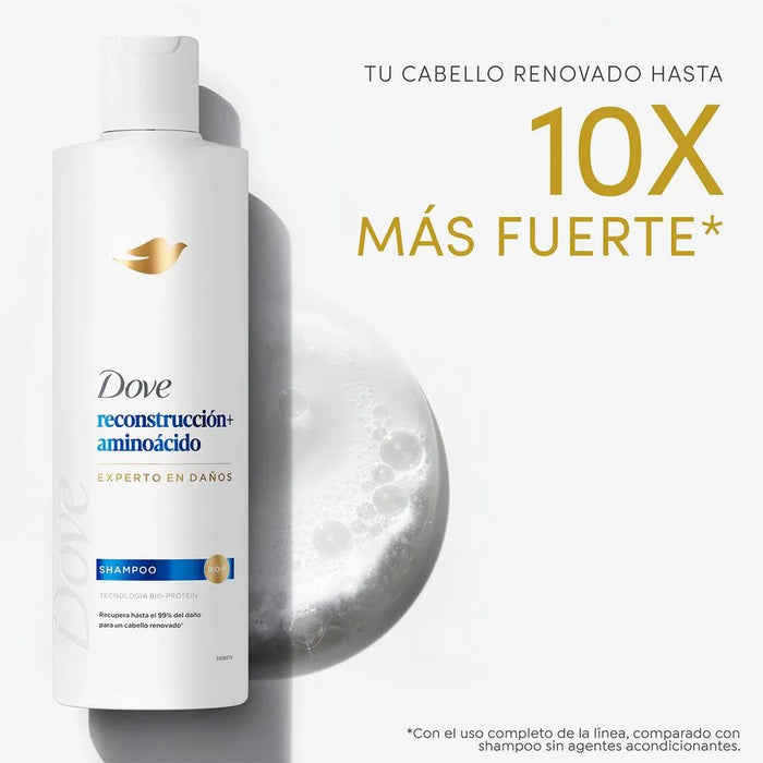 Shampoo Dove Reconstrucción + aminoácido 370 ml