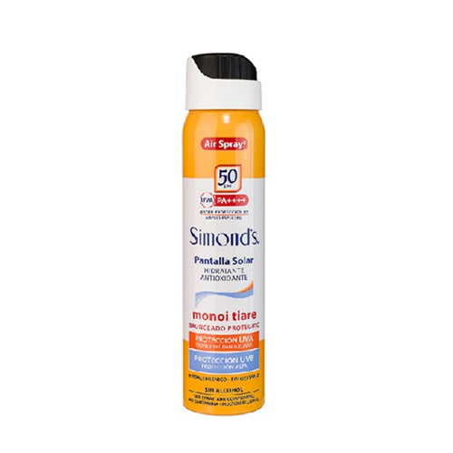 Protector solar air spray Simonds Coco Monoi FPS50 75ml — Perfumería La ...