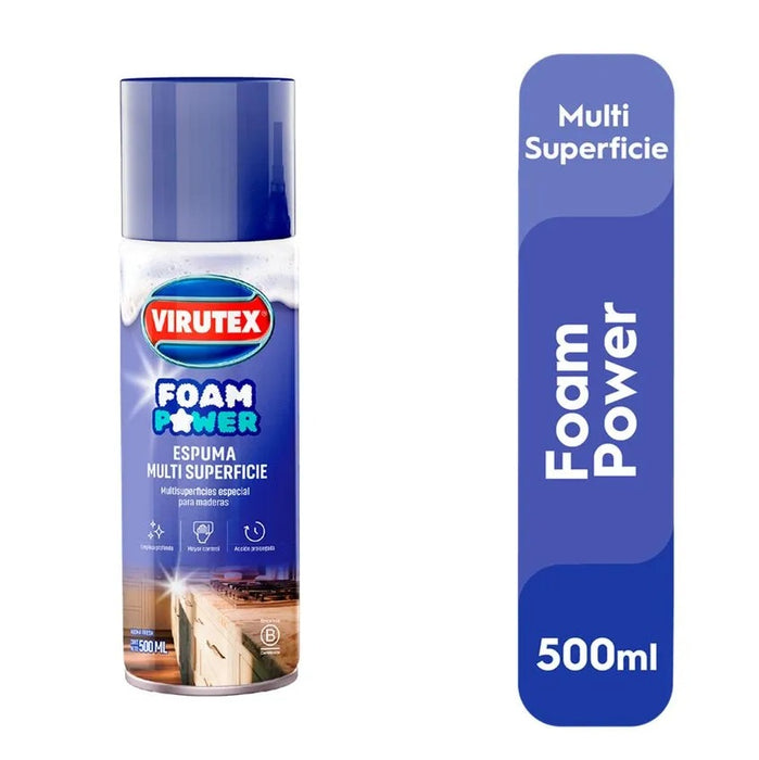Espuma Multi superficie Virutex Foam Power 500ml