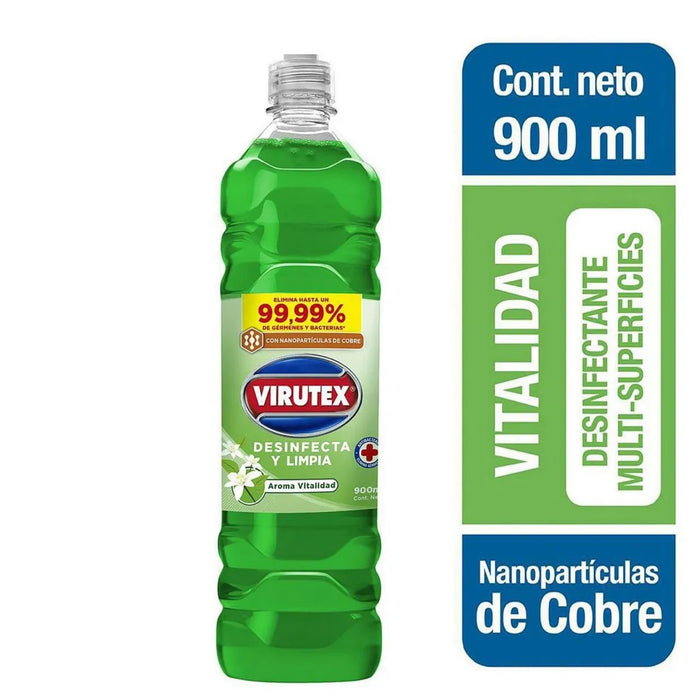 Limpiador Desinfectante Virutex Vitalidad 900ml