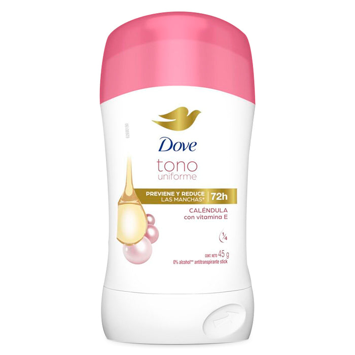 Desodorante Dove Barra Tono Uniforme Calendula 45g