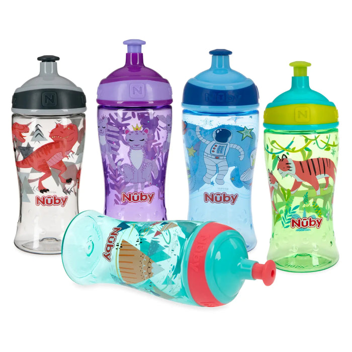 Vaso Super Slurp Nuby Boquilla POP-UP 360ml variedades