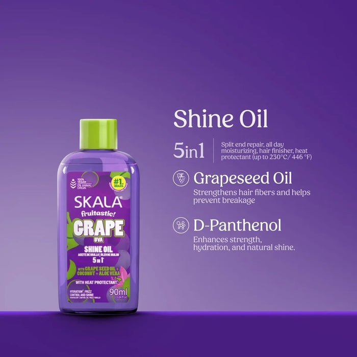 Aceite Capilar SKALA Uva Brillo Intenso 5 En 1 90ml