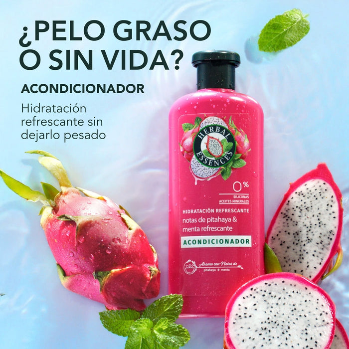 Acondicionador Herbal Essences Pitahaya y Menta 400ml