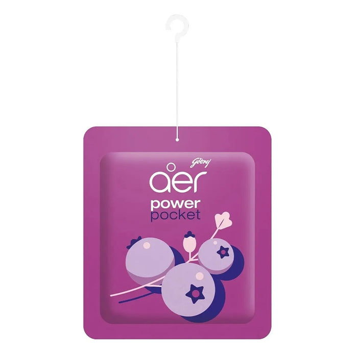 Aromatizante en gel Aer Power Pocket Berry Rush de larga duración para espacios cerrados