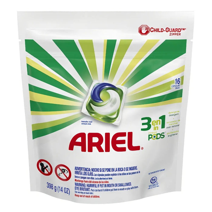 Detergente en capsulas Ariel Pods 16unds