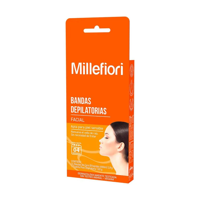 Banda depilatoria facial Millefiori  4UN.