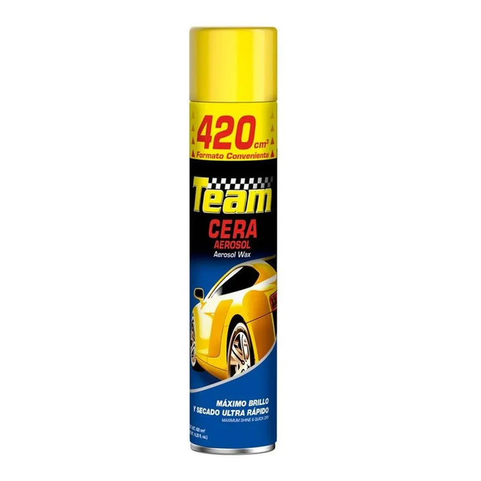 Cera Aerosol para automovil Team 420cc