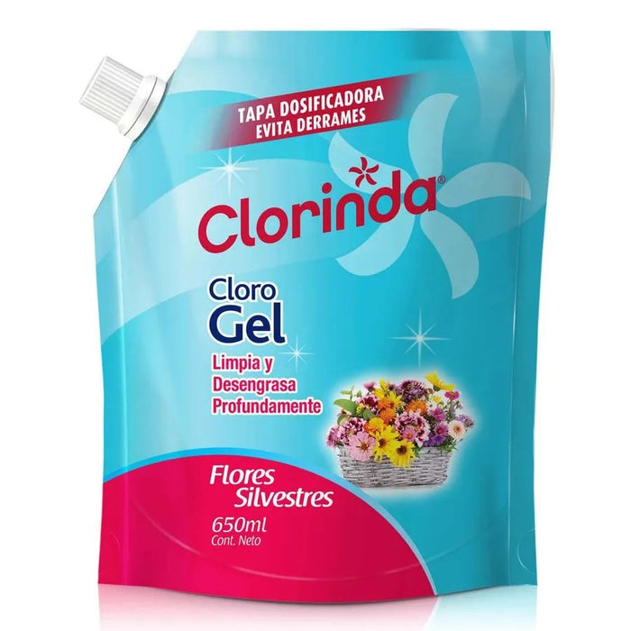 Clorogel Clorinda Flores Silvestres Doypack 650ml con tapa