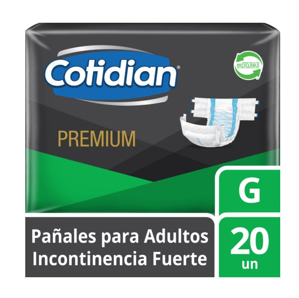 Pañales Cotidian Nocturno G 20unds