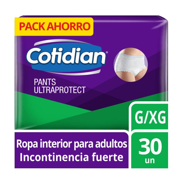 Pañales Cotidian Pants adultos G/XG 30 unds
