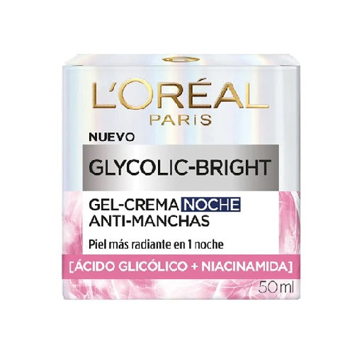 Gel Crema Anti-manchas Glycolic-Bright Noche 50ml