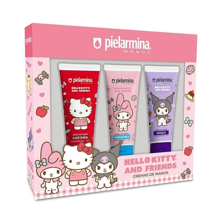 Estuche Pielarmina Hello Kitty 3 cremas de manos 70g