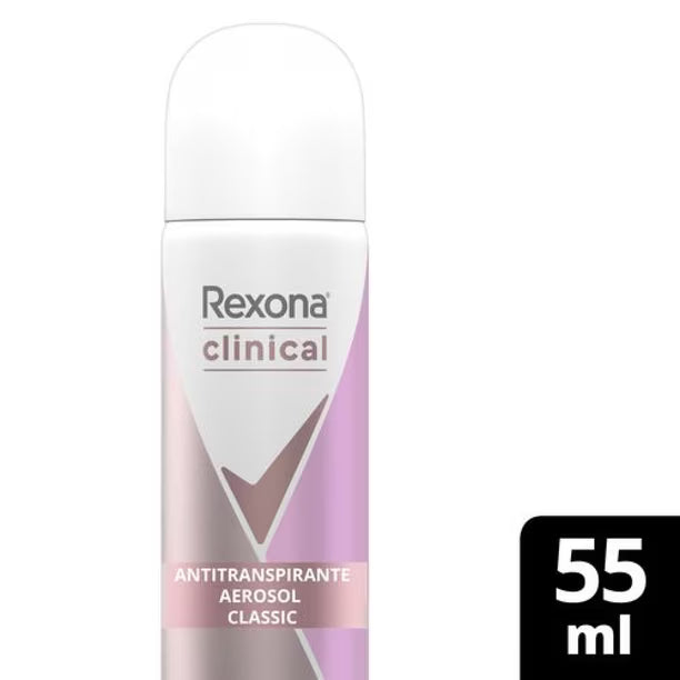 Desodorante spray Rexona Clinical Mujer Classic 55 ml