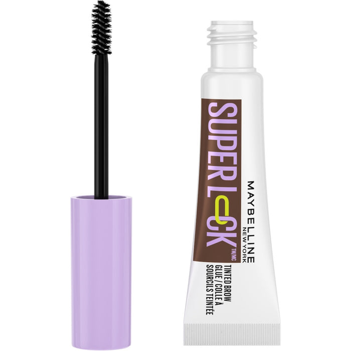 Estilizador de cejas Maybelline Super Lock brow glue Deep Brown