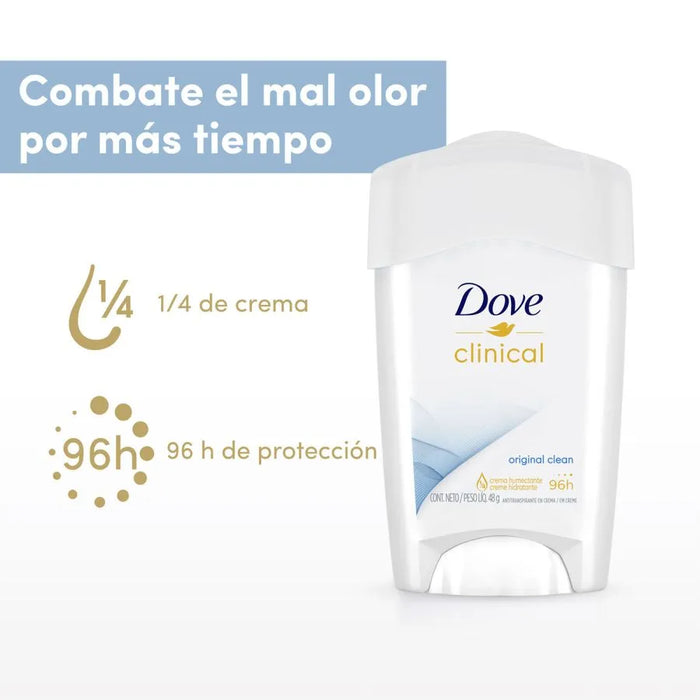 Desodorante Dove Clinical Antitranspirante Original 48gr