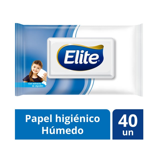 Papel higiénico Húmedo Elite 40unds
