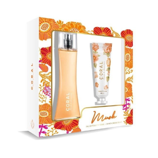 Estuche Coral Musk 100ml + Crema 50ml