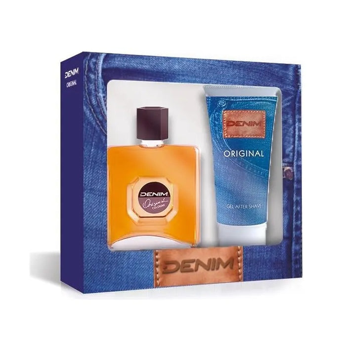 Estuche Denim colonia Original 75ml + Gel after shave 75ml