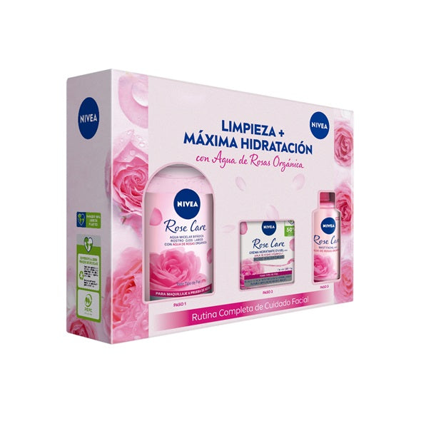 Estuche Nivea rutina de Hidratacion Rosas