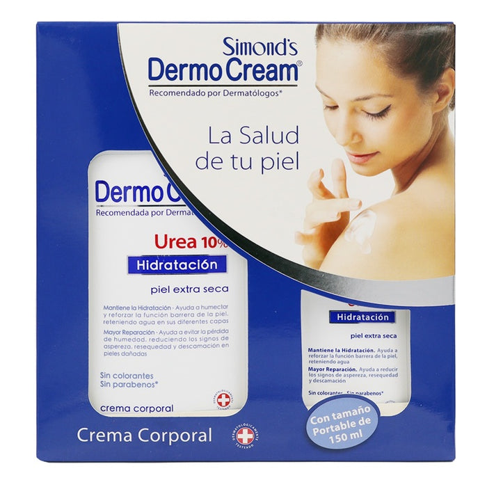 Estuche Simonds Dermocream Crema Urea10% 400ml + 150ml