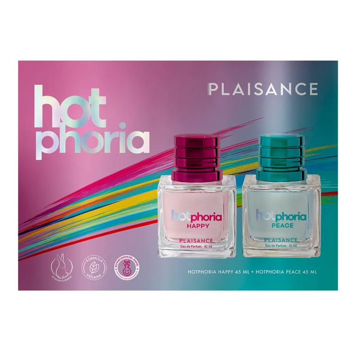 Estuche Plaisance HotPhoria Happy 45ml + Peace 45ml