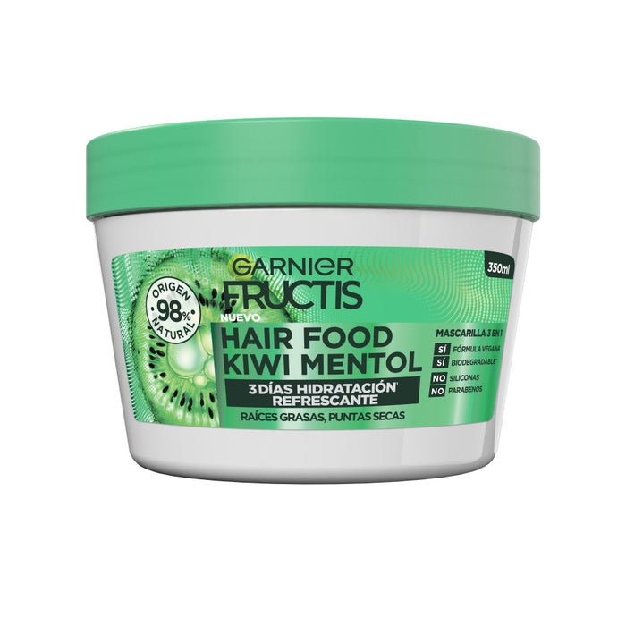 Mascarilla capilar Fructis Hair Food Kiwi Mentol 350ml