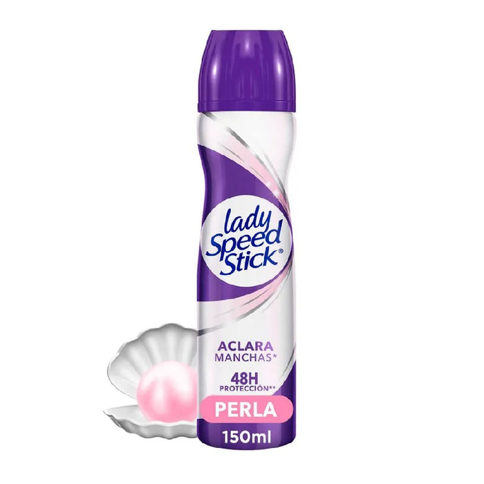 Desodorante spray Lady Speed Stick Perla Dermo Aclarado 150ml