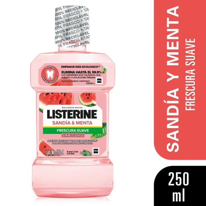 Enjuague Bucal LISTERINE Sandia Sin Alcohol 250ml