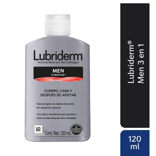 Lubriderm crema men 3en1 120ml