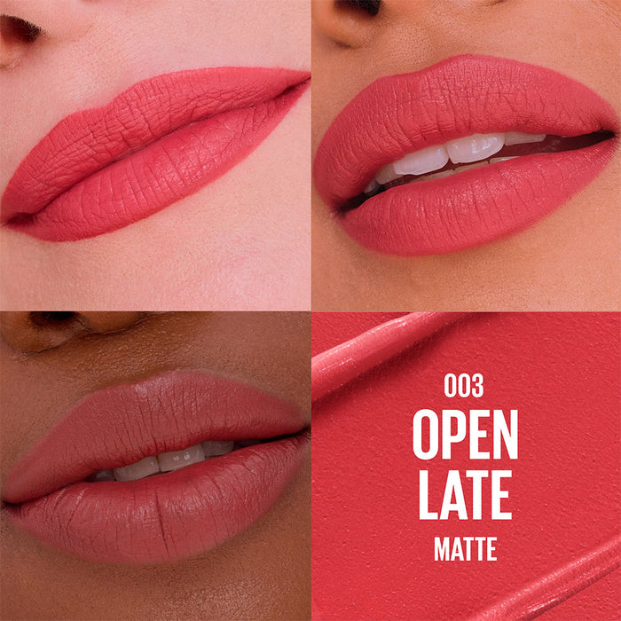 Labial Maybelline Miley Matte 003 Open Late