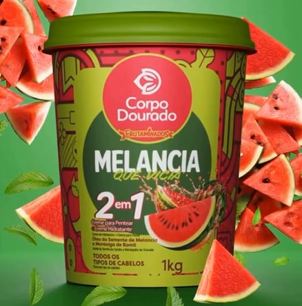 Crema Sandia que envicia 1 Kilo 2 en 1 Corpo Dourado